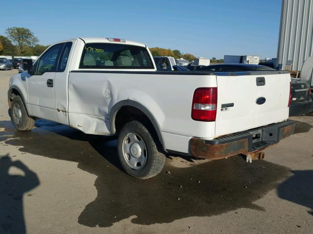 1FTRF12W65KC01085 - 2005 FORD F150 WHITE photo 3