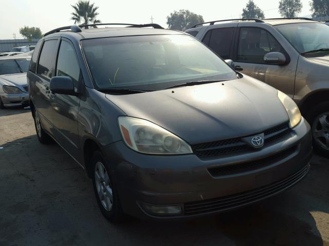 5TDZA22C24S131148 - 2004 TOYOTA SIENNA XLE GRAY photo 1