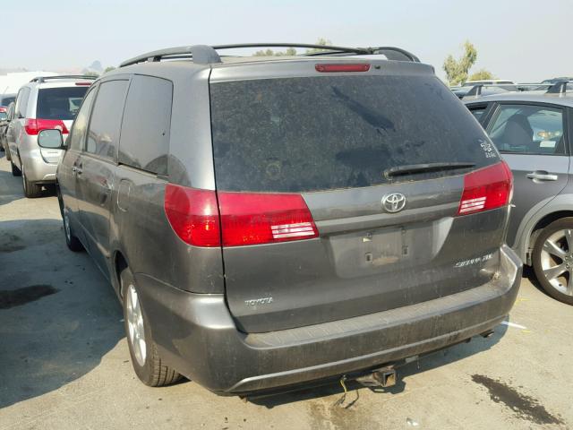 5TDZA22C24S131148 - 2004 TOYOTA SIENNA XLE GRAY photo 3