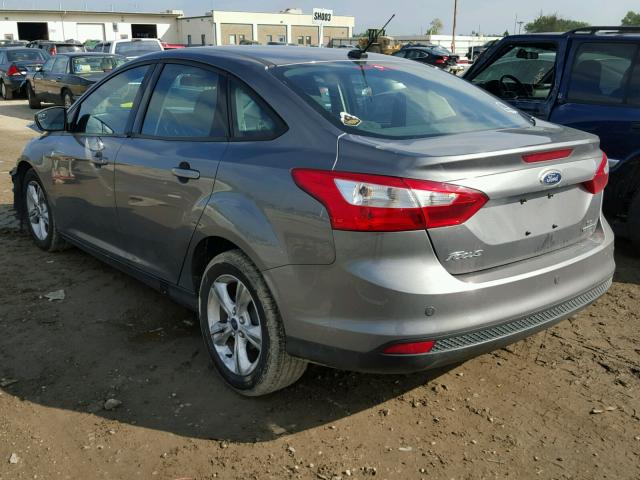 1FADP3F25DL321050 - 2013 FORD FOCUS SE GRAY photo 3