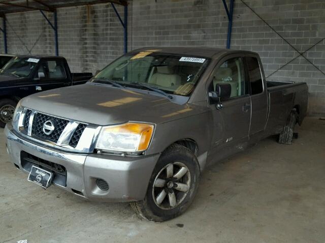 1N6AA06E58N304439 - 2008 NISSAN TITAN XE GOLD photo 2