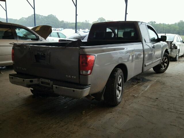 1N6AA06E58N304439 - 2008 NISSAN TITAN XE GOLD photo 4