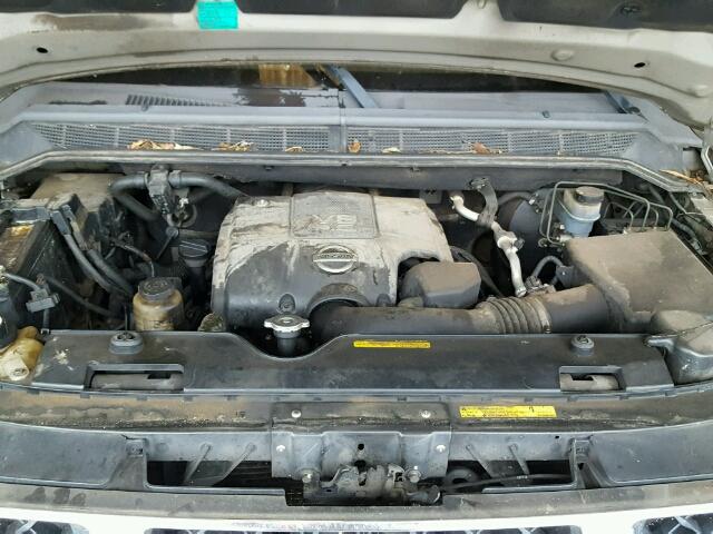 1N6AA06E58N304439 - 2008 NISSAN TITAN XE GOLD photo 7