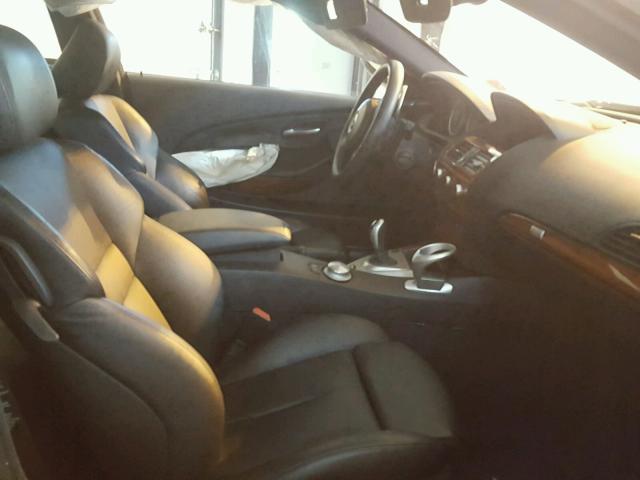 WBSEH93587B798538 - 2007 BMW M6 BLACK photo 5