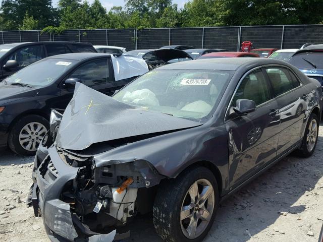 1G1ZH57B594261840 - 2009 CHEVROLET MALIBU 1LT ნაცრისფერი ფოტო 2