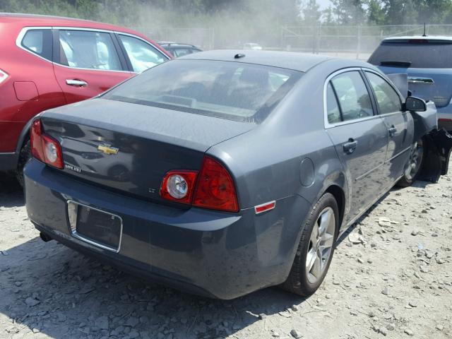 1G1ZH57B594261840 - 2009 CHEVROLET MALIBU 1LT ნაცრისფერი ფოტო 4