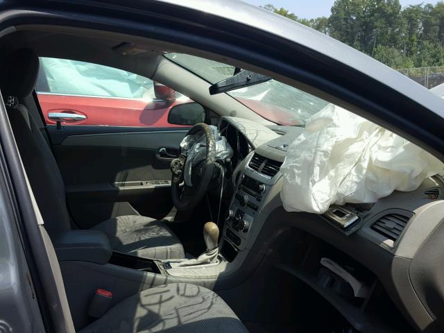 1G1ZH57B594261840 - 2009 CHEVROLET MALIBU 1LT ნაცრისფერი ფოტო 5