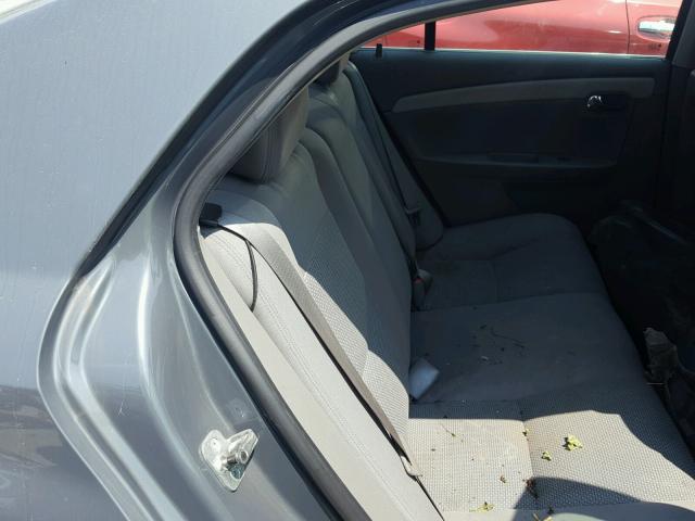 1G1ZH57B594261840 - 2009 CHEVROLET MALIBU 1LT ნაცრისფერი ფოტო 6