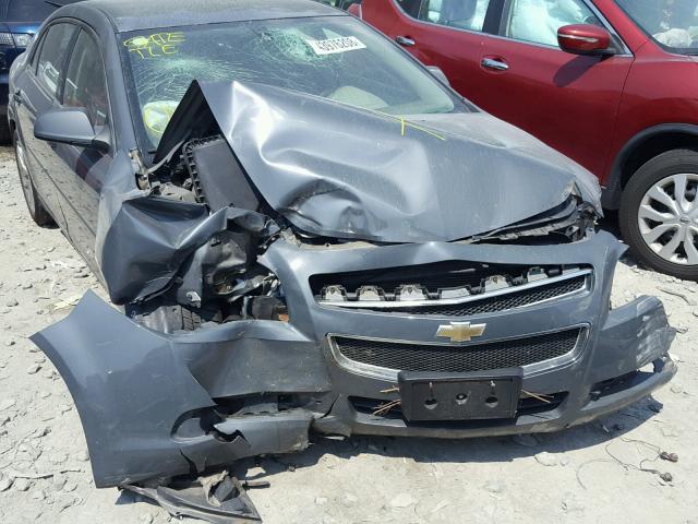 1G1ZH57B594261840 - 2009 CHEVROLET MALIBU 1LT ნაცრისფერი ფოტო 9