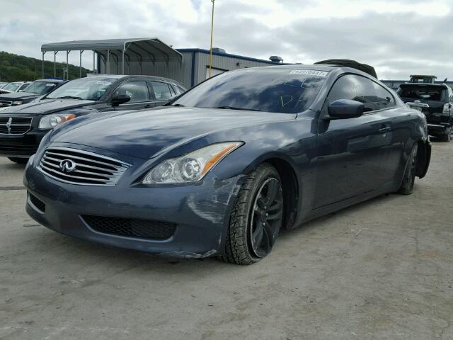 JNKCV64E48M121026 - 2008 INFINITI G37 BASE BLUE photo 2