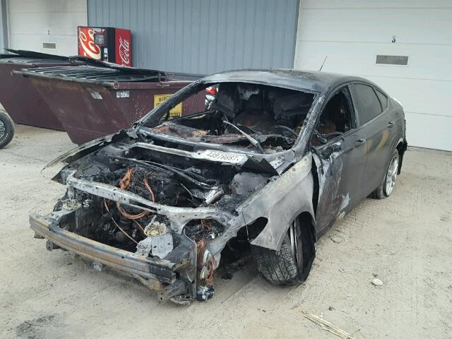 3FA6P0HR6DR252016 - 2013 FORD FUSION BURN photo 2