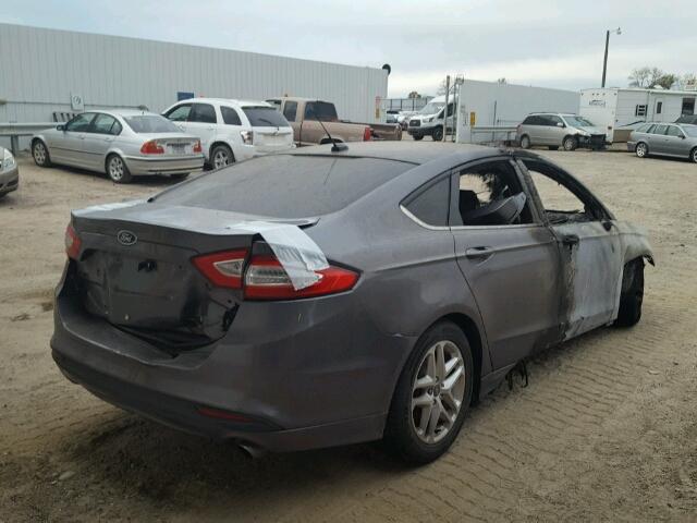 3FA6P0HR6DR252016 - 2013 FORD FUSION BURN photo 4