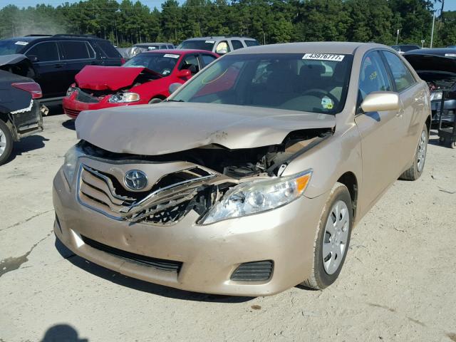 4T4BF3EKXBR154098 - 2011 TOYOTA CAMRY BASE BEIGE photo 2