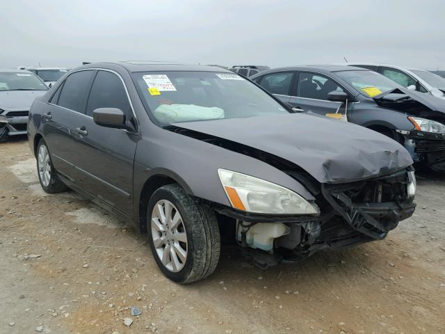 1HGCM66506A070741 - 2006 HONDA ACCORD GRAY photo 1