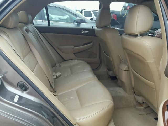 1HGCM66506A070741 - 2006 HONDA ACCORD GRAY photo 6