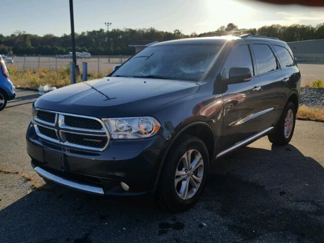 1C4RDJDGXDC689722 - 2013 DODGE DURANGO CR GRAY photo 2