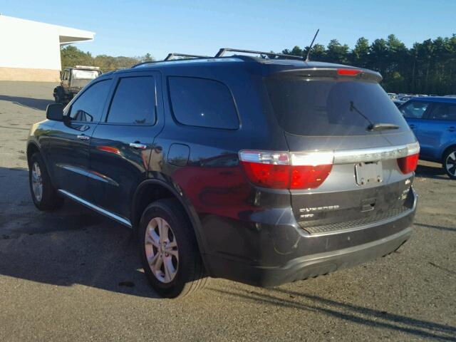 1C4RDJDGXDC689722 - 2013 DODGE DURANGO CR GRAY photo 3