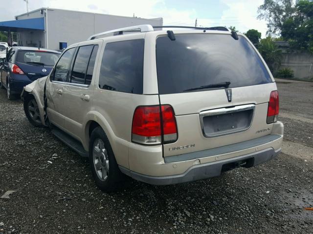 5LMEU68H25ZJ35211 - 2005 LINCOLN AVIATOR 米色 照片 3