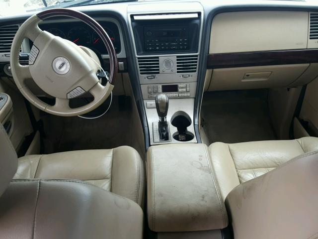 5LMEU68H25ZJ35211 - 2005 LINCOLN AVIATOR 米色 照片 9