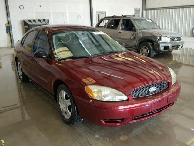 1FAFP53U75A231101 - 2005 FORD TAURUS MAROON photo 1