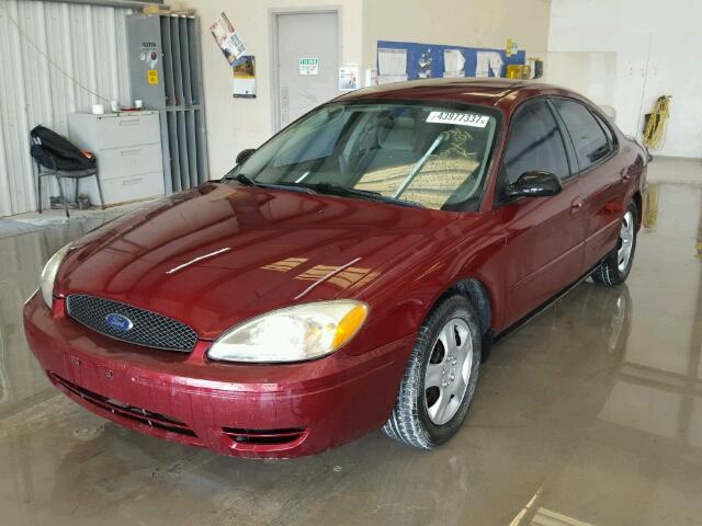 1FAFP53U75A231101 - 2005 FORD TAURUS MAROON photo 2