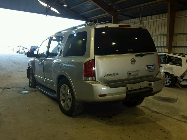 5N1BA0NF5EN610923 - 2014 NISSAN ARMADA PLA SILVER photo 3