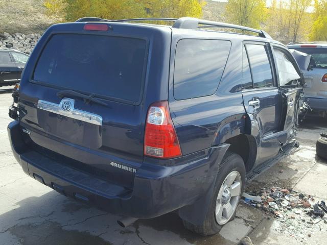 JTEBU14RX9K039283 - 2009 TOYOTA 4RUNNER SR BLUE photo 4