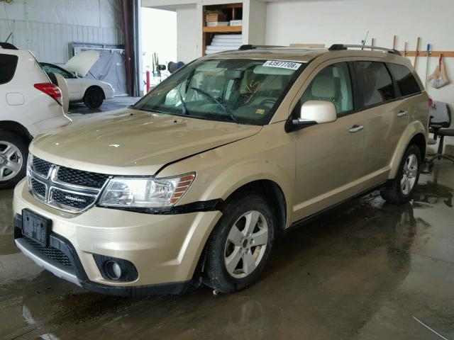 3D4PG3FG2BT532438 - 2011 DODGE JOURNEY CR GOLD photo 2