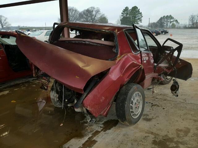 1G3AJ55M0T6386186 - 1996 OLDSMOBILE CIERA SL MAROON photo 4