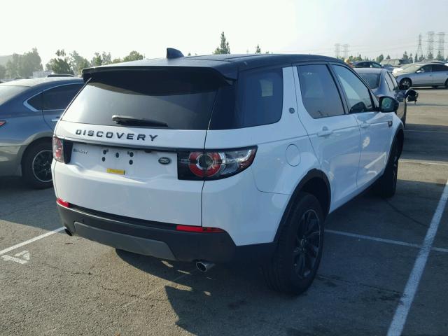 SALCP2BG1HH667020 - 2017 LAND ROVER DISCOVERY WHITE photo 4