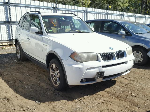 WBXPA93426WD25338 - 2006 BMW X3 3.0I WHITE photo 1