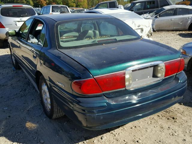 1G4HR54K9YU234302 - 2000 BUICK LESABRE LI GREEN photo 3