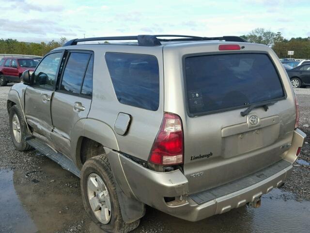 JTEZU14R048012503 - 2004 TOYOTA 4RUNNER SR TAN photo 3