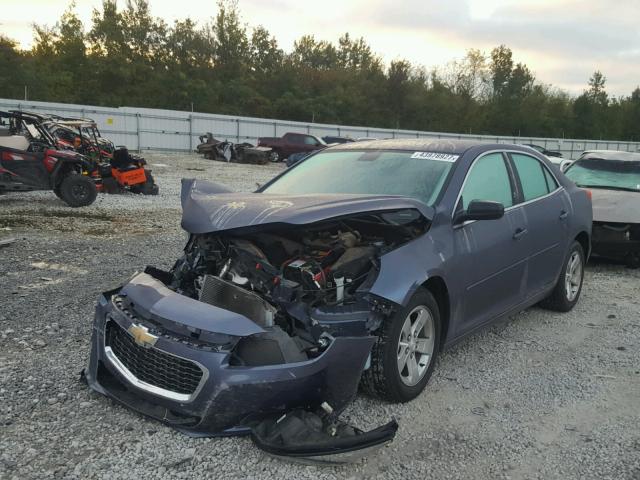 1G11B5SL3EF256388 - 2014 CHEVROLET MALIBU LS BLUE photo 2