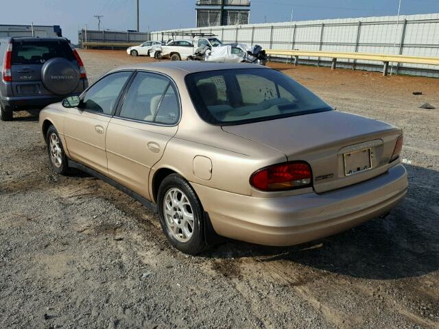 1G3WH52H42F201032 - 2002 OLDSMOBILE INTRIGUE G GOLD photo 3