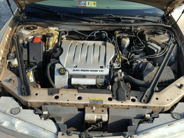 1G3WH52H42F201032 - 2002 OLDSMOBILE INTRIGUE G GOLD photo 7