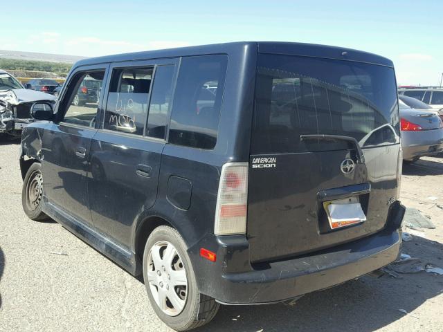 JTLKT324864097553 - 2006 TOYOTA SCION XB BLACK photo 3