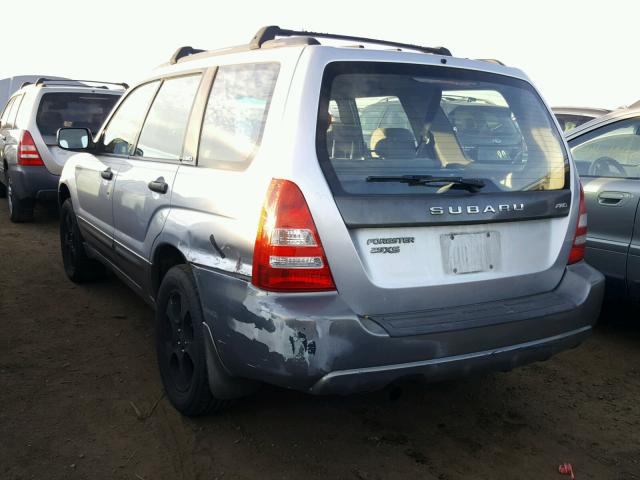 JF1SG65693G724436 - 2003 SUBARU FORESTER SILVER photo 3