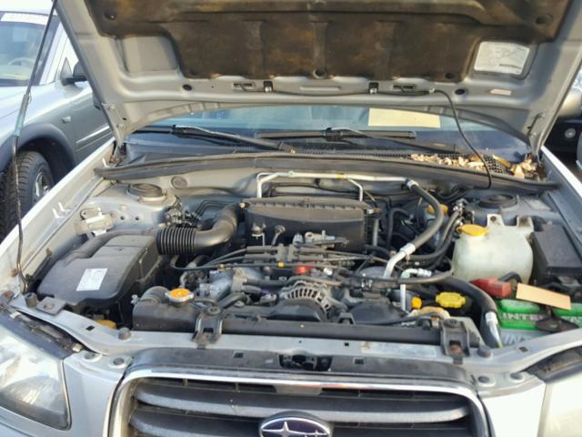 JF1SG65693G724436 - 2003 SUBARU FORESTER SILVER photo 7