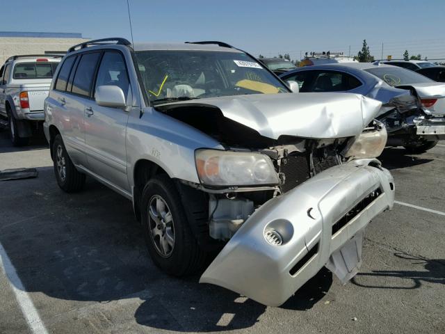 JTEGP21A860093898 - 2006 TOYOTA HIGHLANDER SILVER photo 1