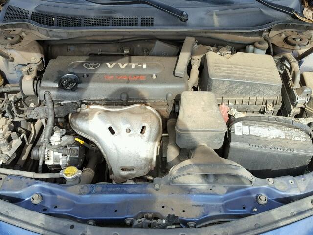 4T1BE46K67U103738 - 2007 TOYOTA CAMRY NEW BLUE photo 7