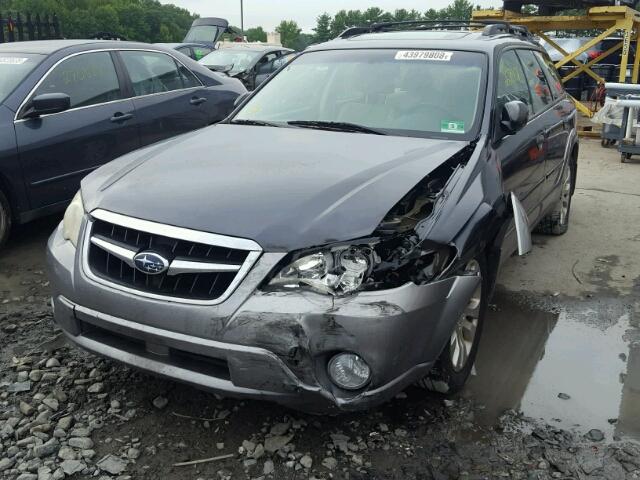 4S4BP86C984313777 - 2008 SUBARU OUTBACK 3. GRAY photo 2