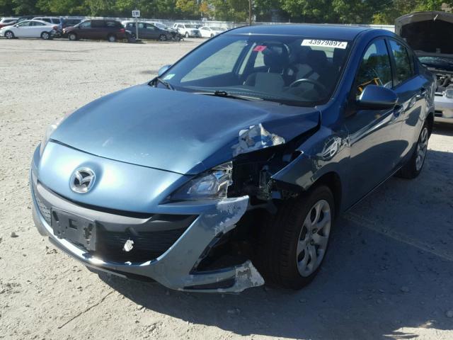 JM1BL1UG7B1439013 - 2011 MAZDA 3 BLUE photo 2