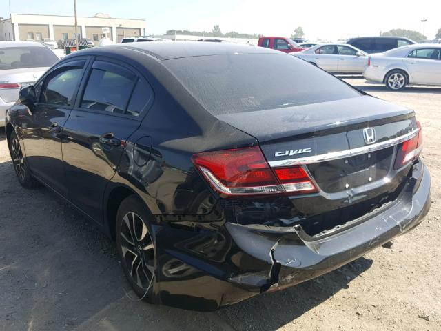 19XFB2F96DE233934 - 2013 HONDA CIVIC EXL 黑色 照片 3