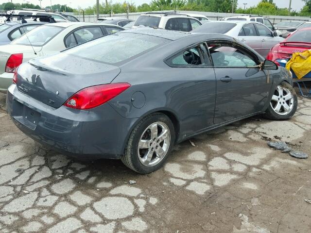 1G2ZH17NX84170639 - 2008 PONTIAC G6 GT GRAY photo 4