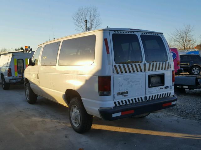 1FBNE3BL6BDB31112 - 2011 FORD ECONOLINE WHITE photo 3