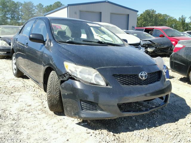 2T1BU4EE5AC484604 - 2010 TOYOTA COROLLA BA BLACK photo 1