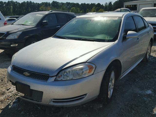 2G1WG5E35D1218864 - 2013 CHEVROLET IMPALA LT SILVER photo 2