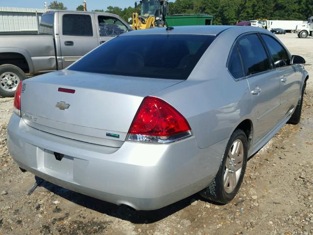 2G1WG5E35D1218864 - 2013 CHEVROLET IMPALA LT SILVER photo 4