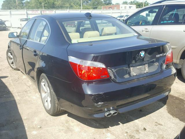 WBANF33527CS40718 - 2007 BMW 525 XI Negro foto 3